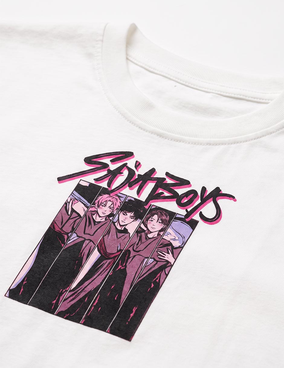 Playera saja boys manga corta para niña 4