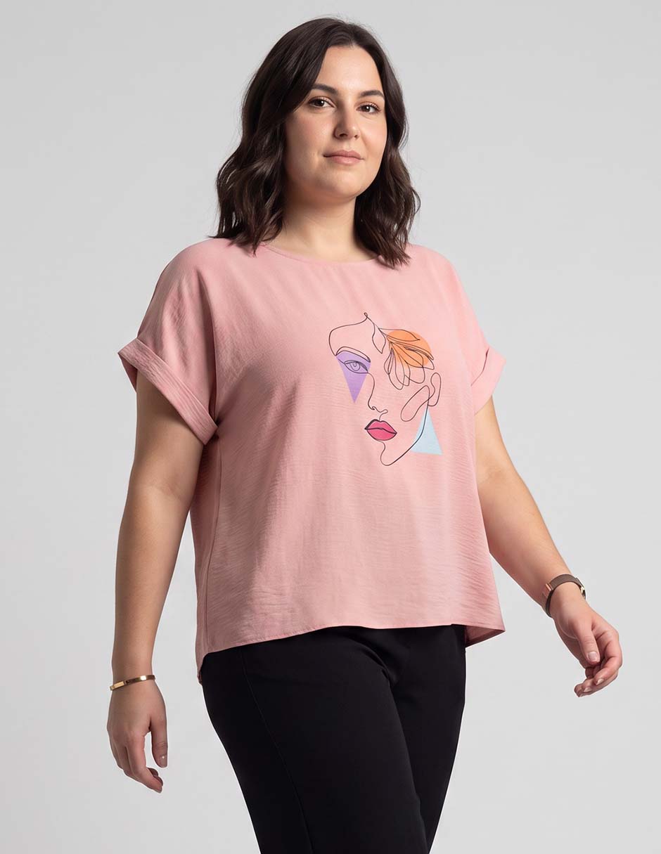 Blusa manga corta para mujer Blusa manga corta para mujer