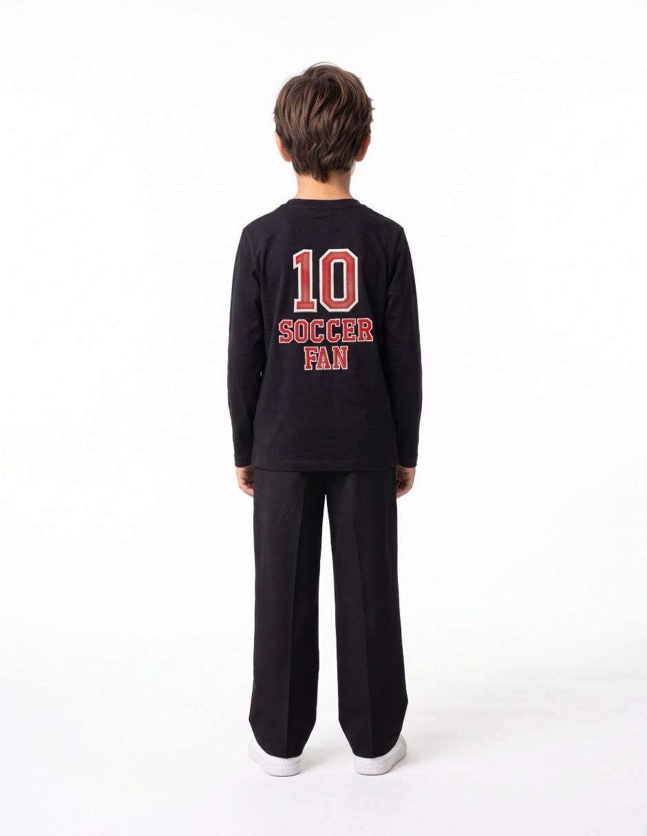 Playera de algodón para niño 4
