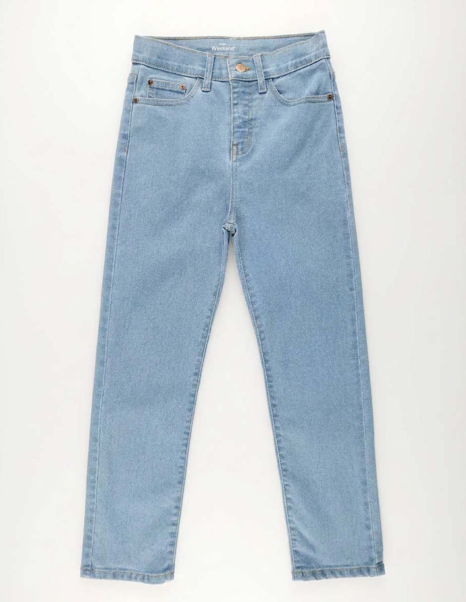 Jeans slim lavado claro para niño 2