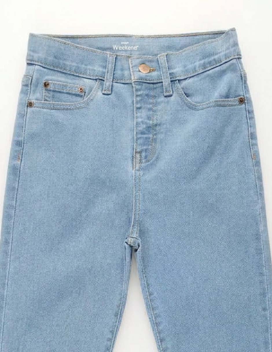 Jeans slim lavado claro para niño 4
