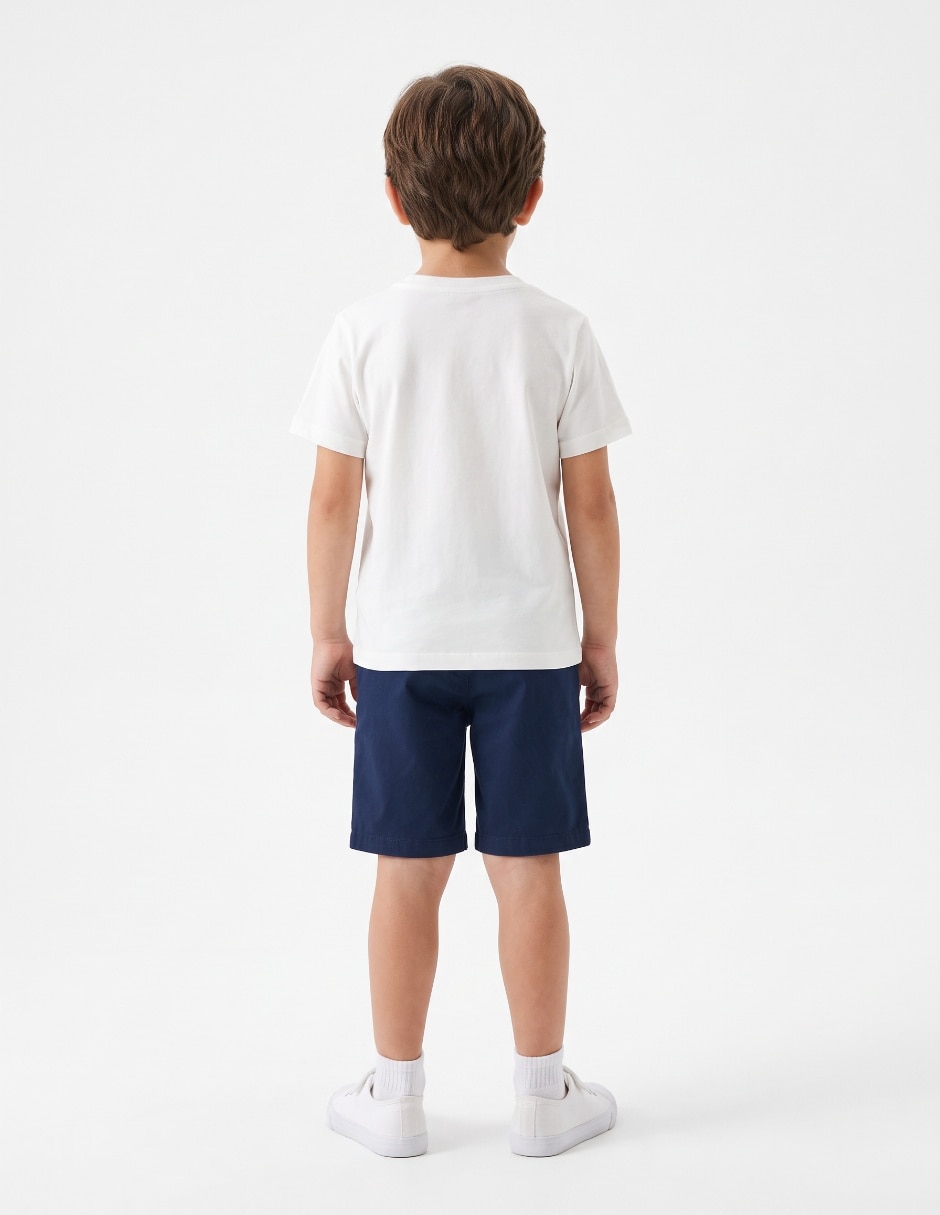 Playera manga corta para niño 3