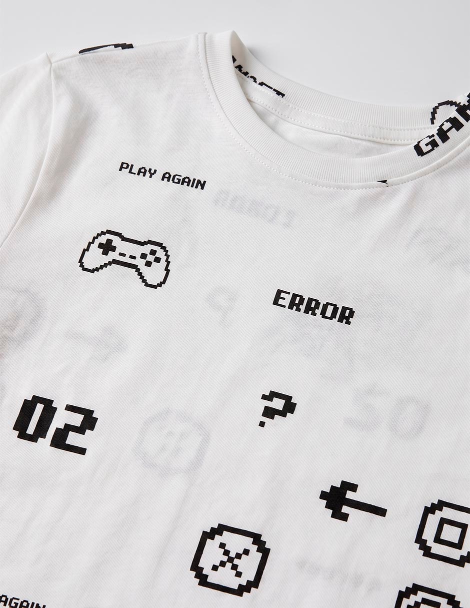 Playera manga corta para niño 4