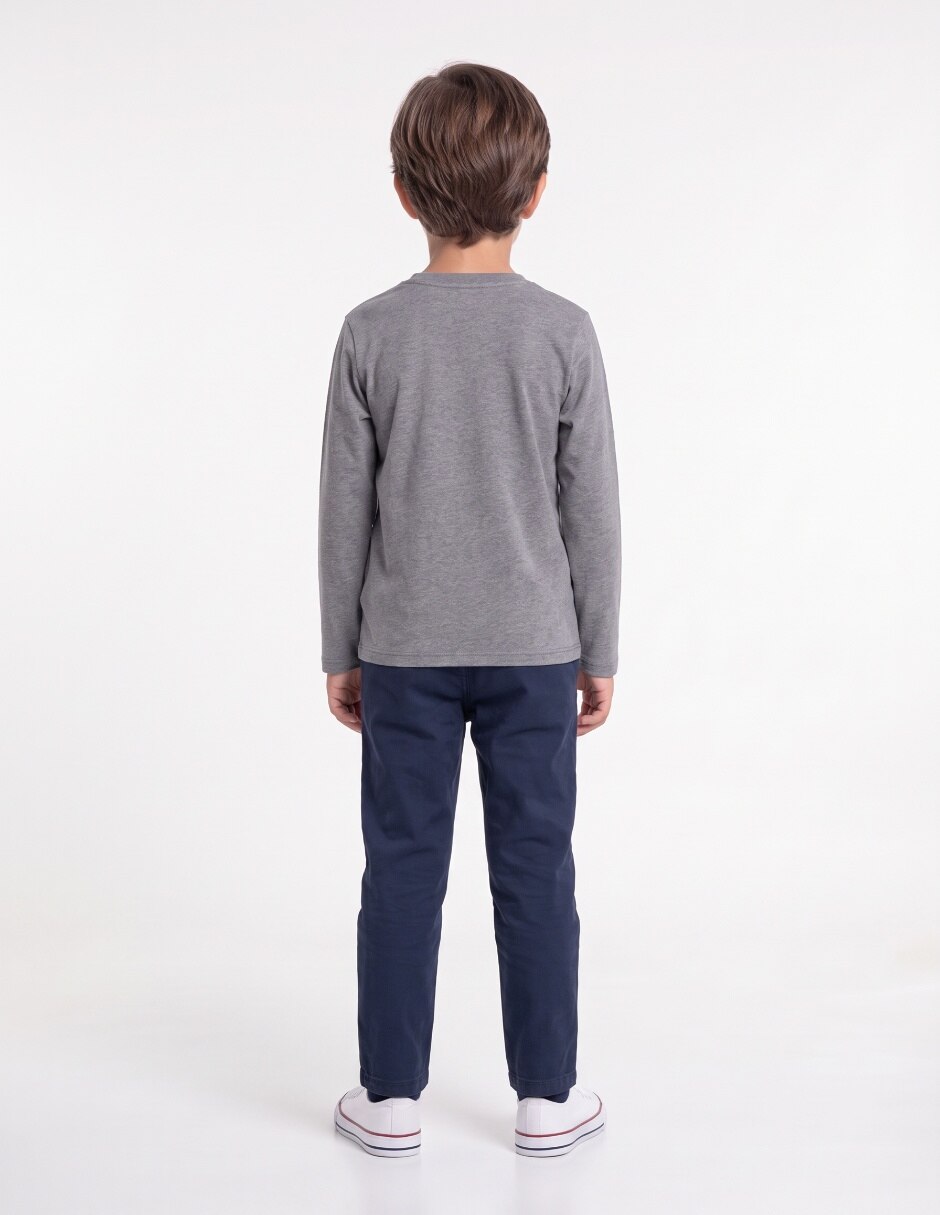 Playera manga larga para niño 2