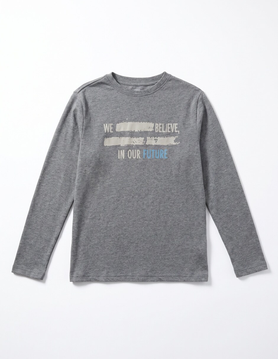 Playera manga larga para niño 3