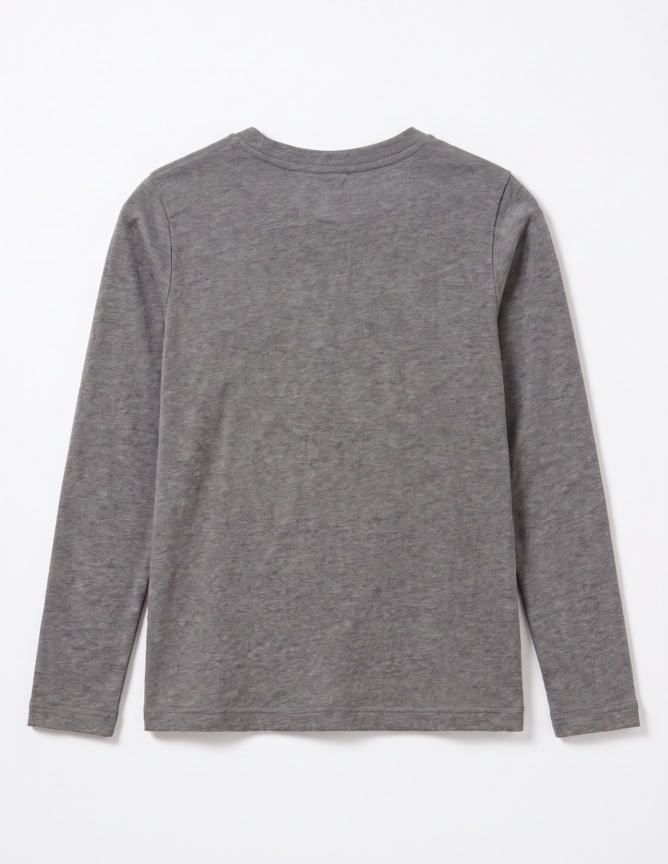 Playera manga larga para niño 4