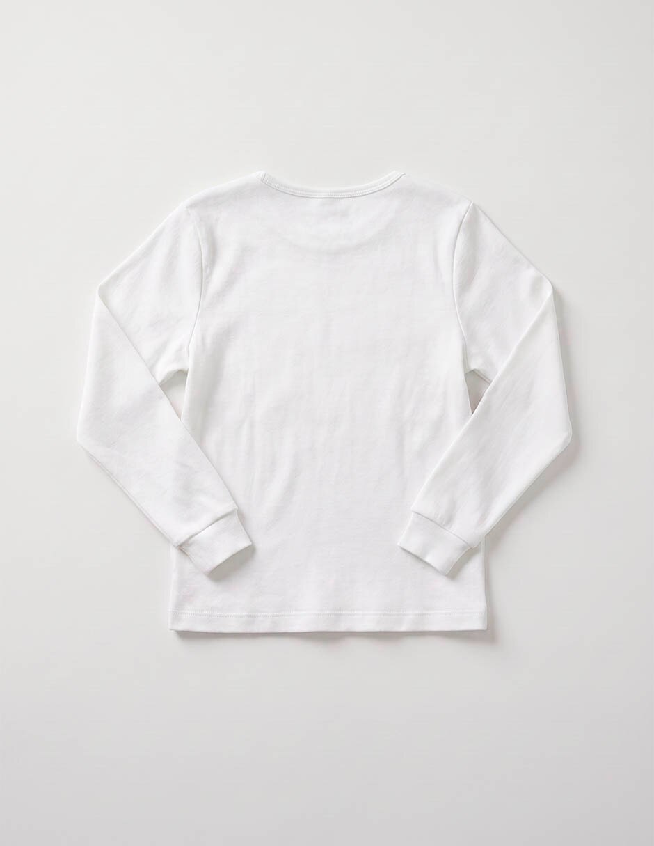 Playera manga larga para niña