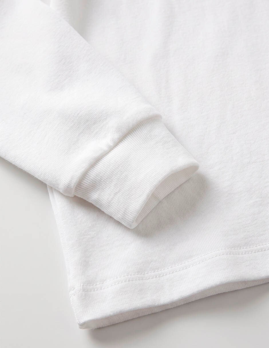 Playera manga larga para niña