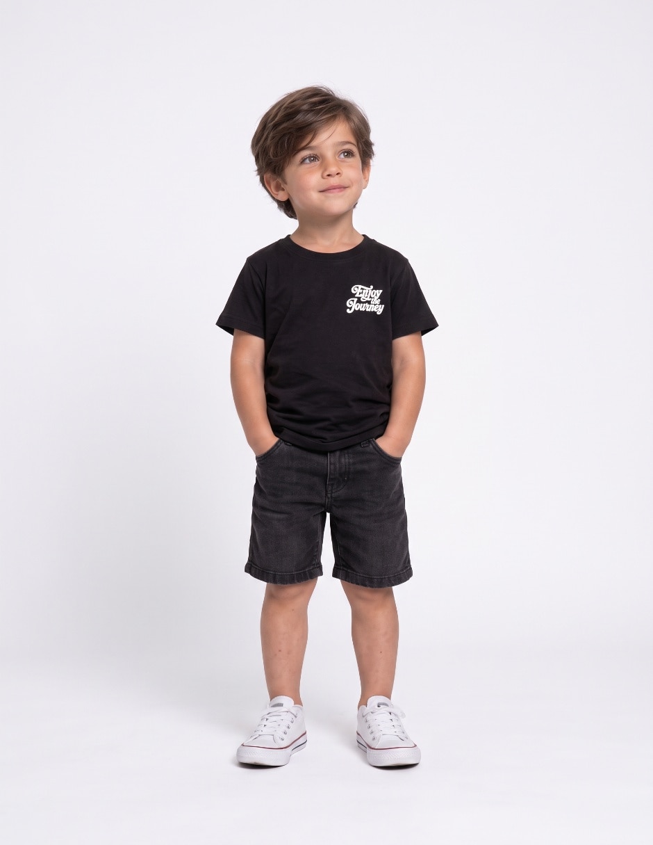 Playera manga corta para niño Playera manga corta para niño