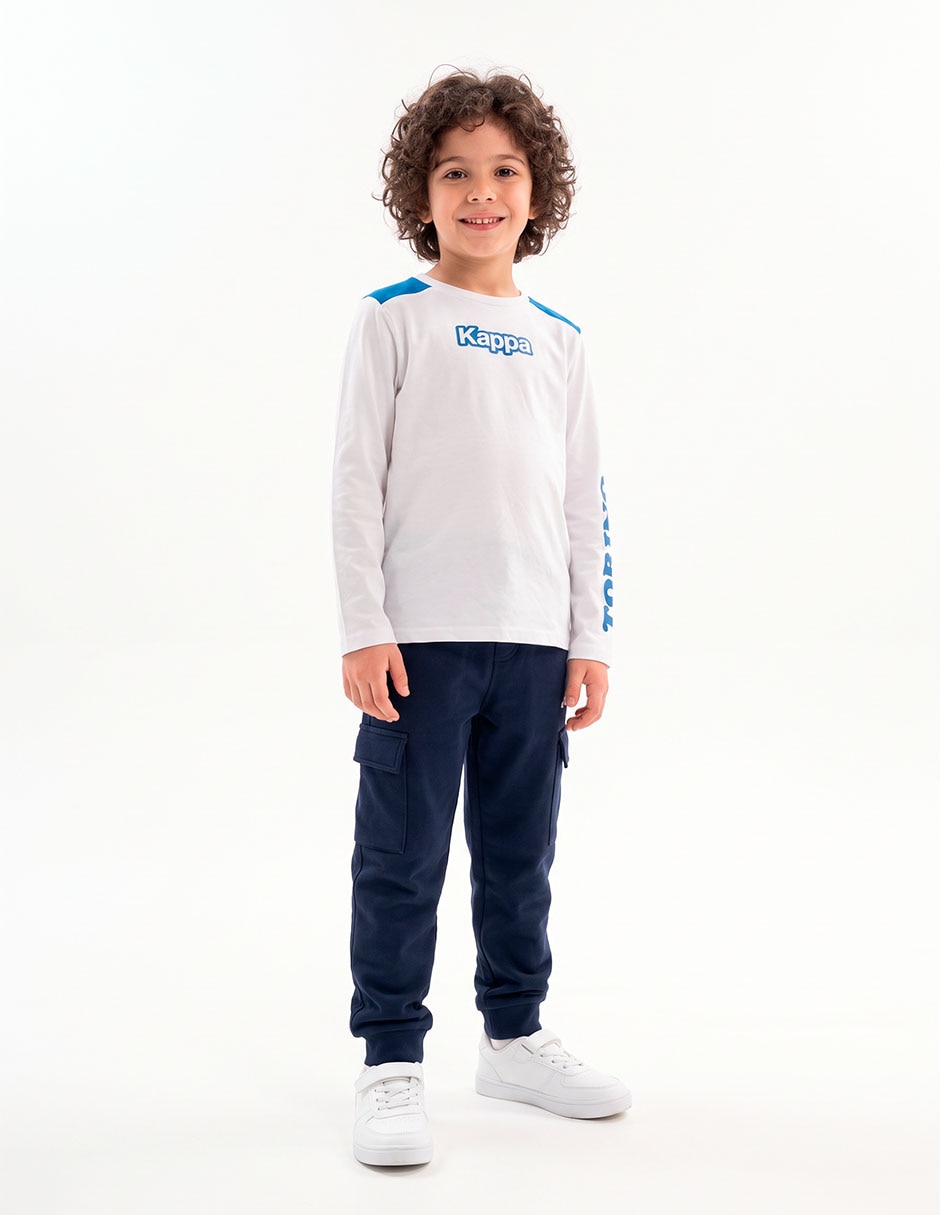 Playera manga larga para niño Playera manga larga para niño