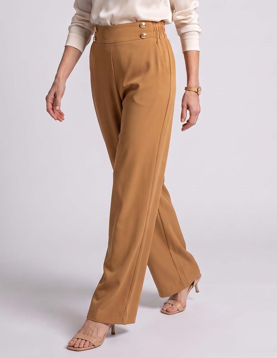 Pantalón de vestir amplio para mujer