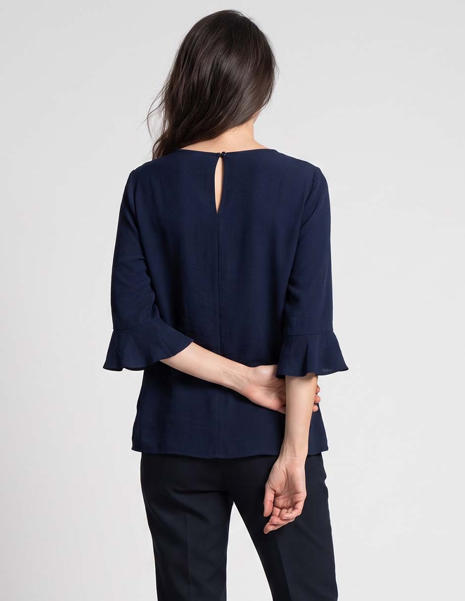 Blusa manga al codo para mujer 2