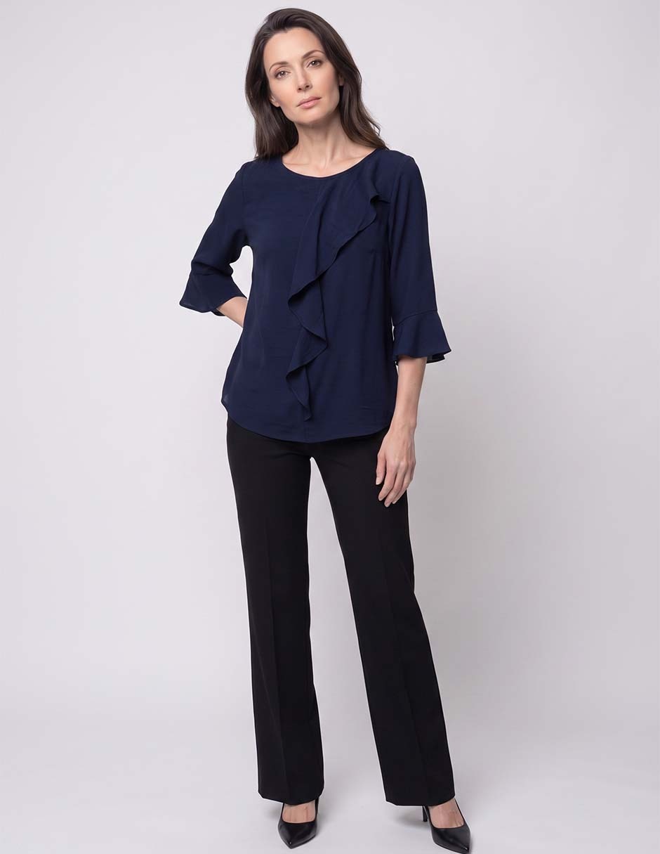 Blusa manga al codo para mujer 3