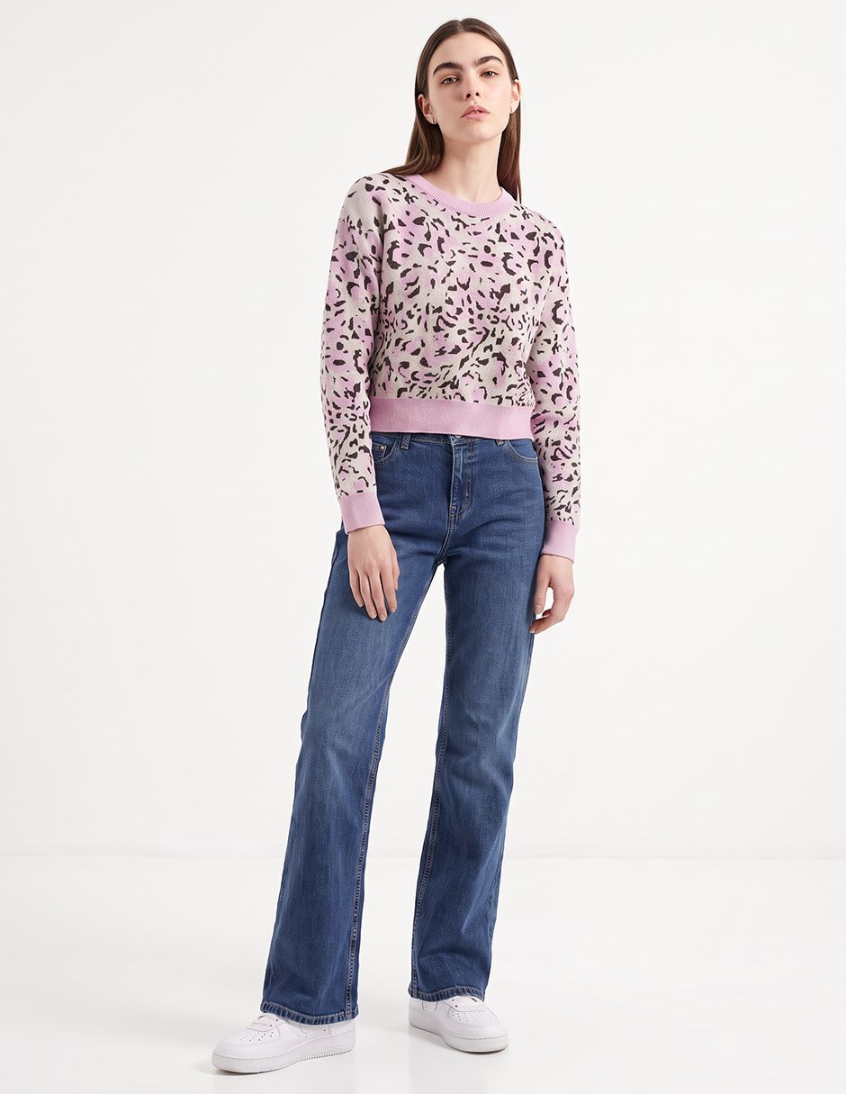 Suéter cuello redondo para mujer 3