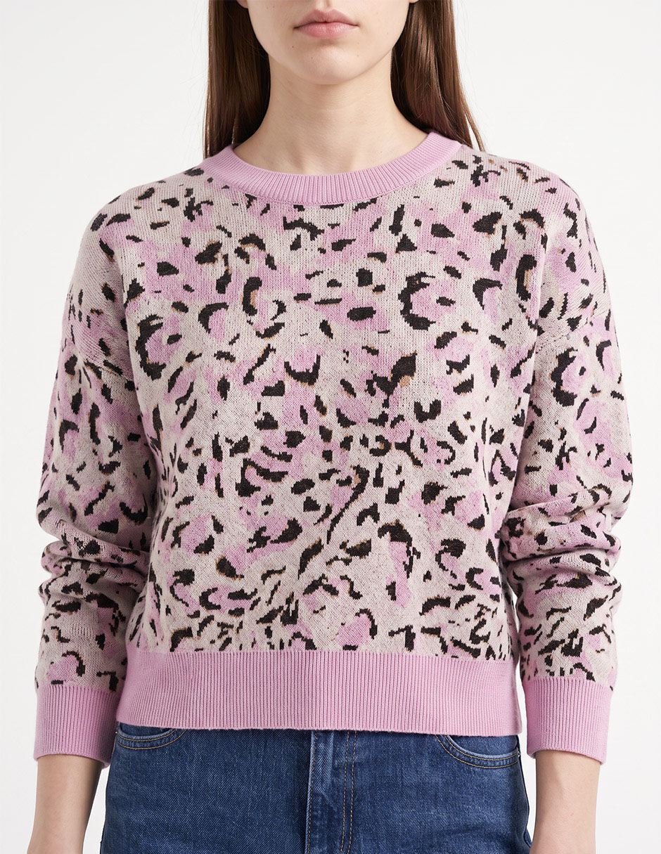 Suéter cuello redondo para mujer 4