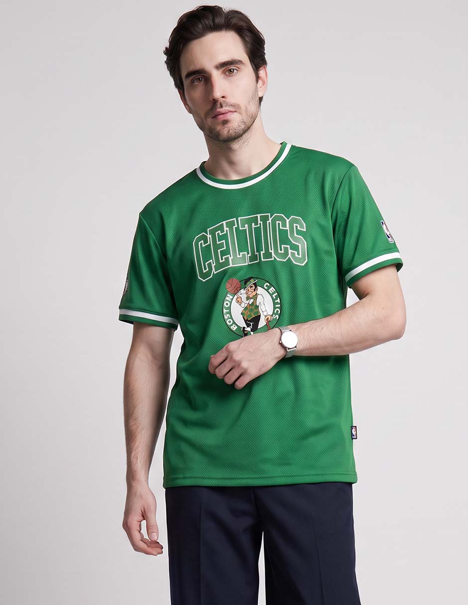 Playera deportiva para básquetbol nba boston celtics de hombre