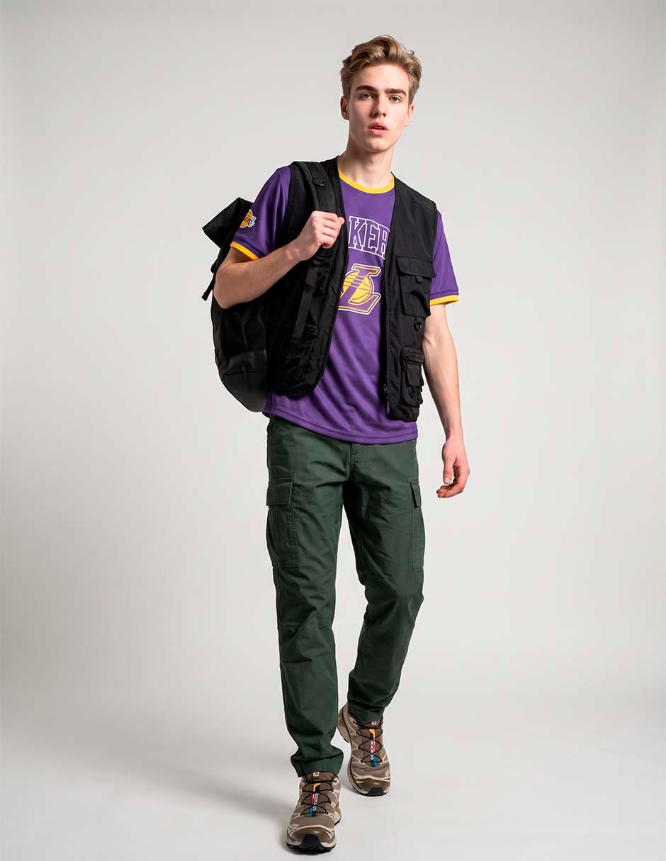 Playera deportiva para entrenamiento Los Angeles Lakers de hombre 3