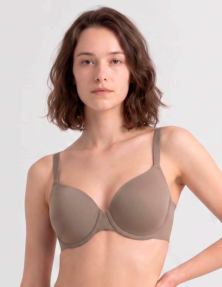 Brassiere demi copa preformada para mujer