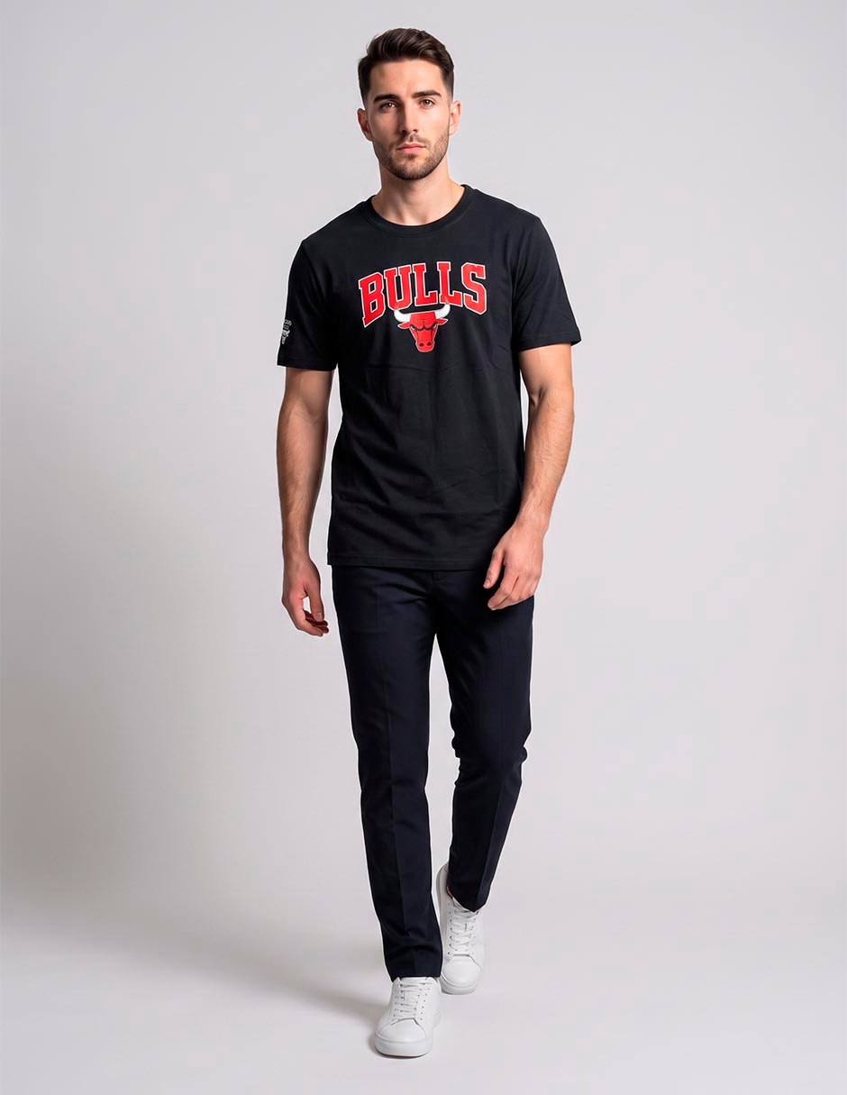 Playera deportiva para entrenamiento chicago bulls de hombre