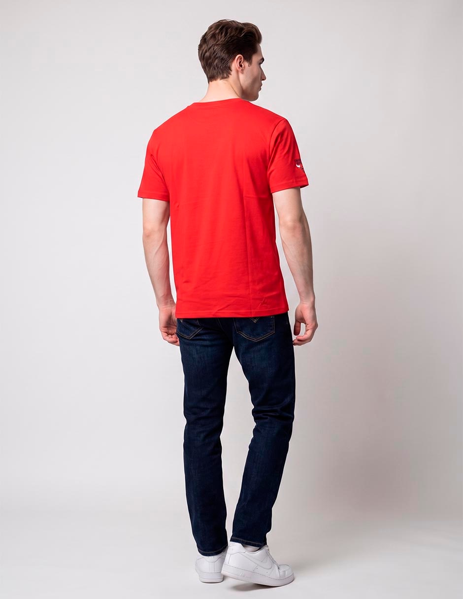 Playera deportiva para entrenamiento chicago bulls de hombre 3