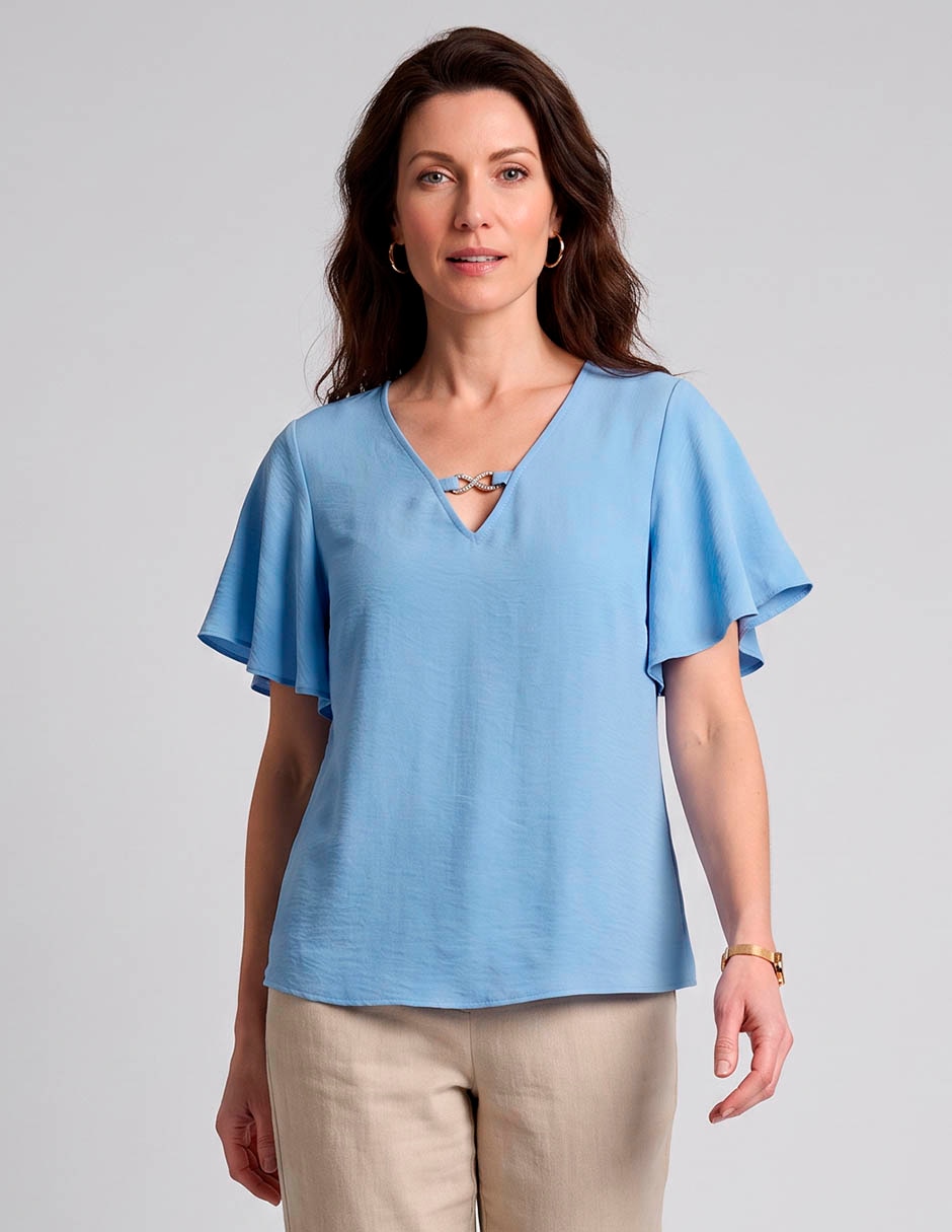 Blusa manga corta para mujer Blusa manga corta para mujer
