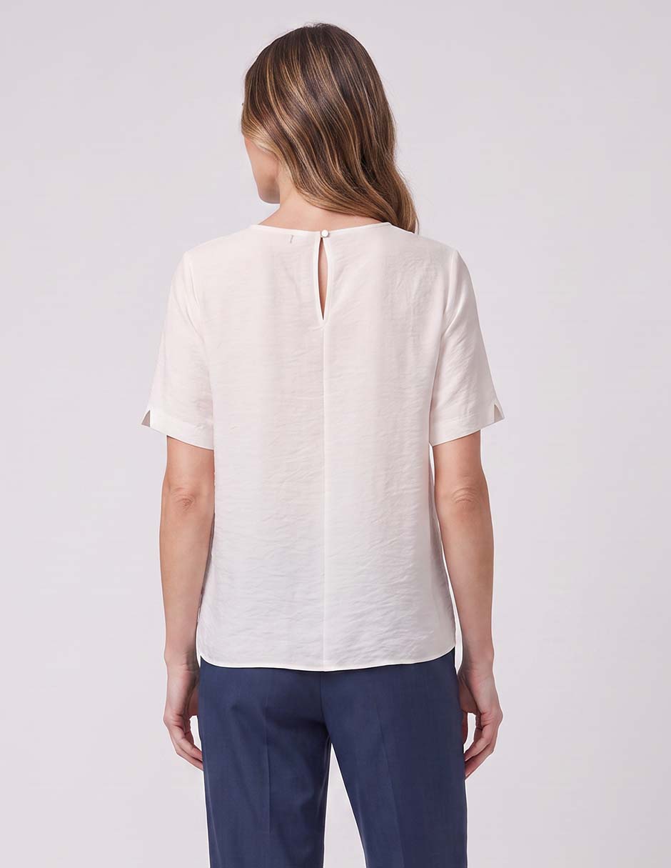 Blusa manga al codo para mujer 2