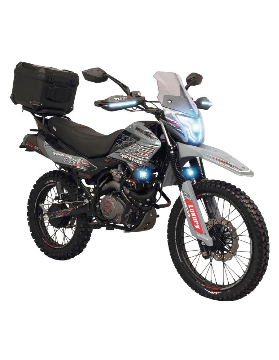 Motocicleta doble propósito REVENGE DYNAMIK 220CC GRIS 2027 1