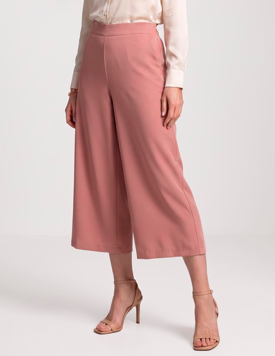 Pantalón capri amplio para mujer Pantalón capri amplio para mujer