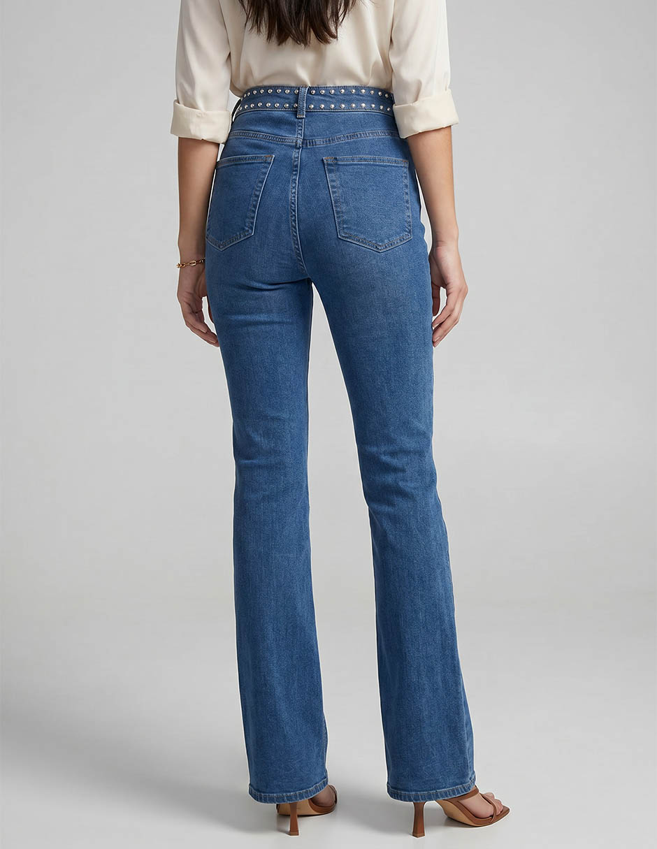 Jeans wide leg para mujer 4