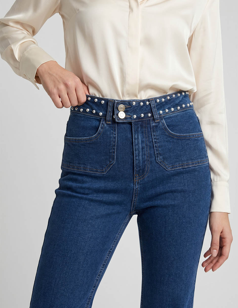Jeans wide leg para mujer 2