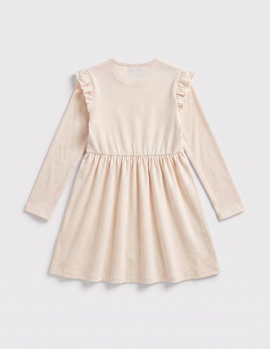Vestido manga larga para niña 2