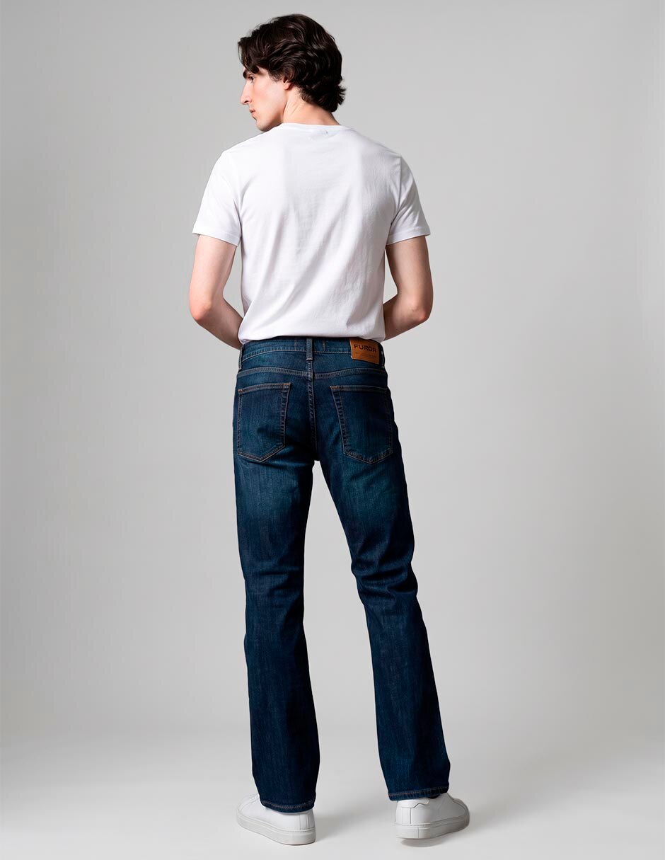 Jeans slim furor deslavado para hombre