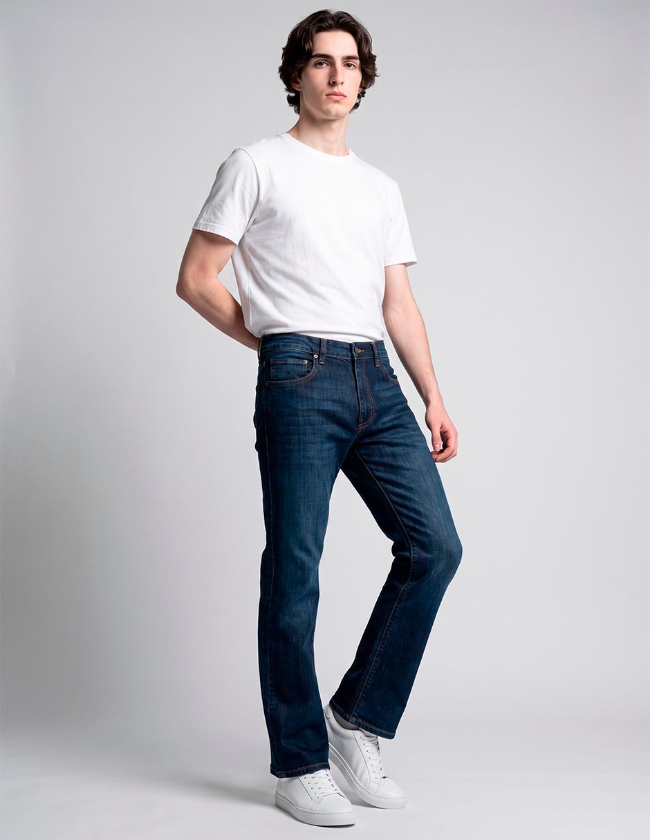 Jeans slim deslavado para hombre Jeans slim deslavado para hombre
