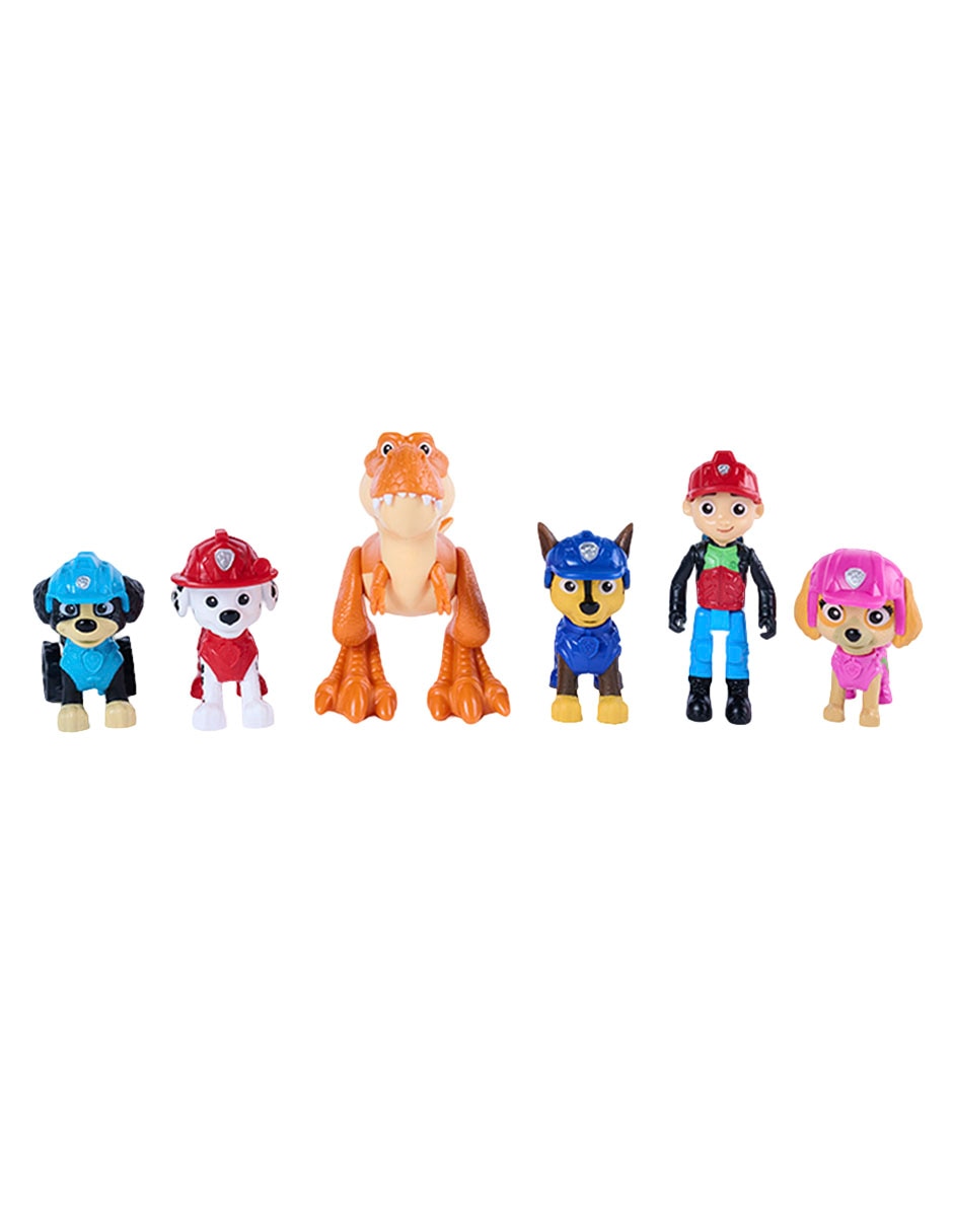 Set de figuras de acción artículadas the Dino Movie Paw Patrol Set de figuras de acción artículadas the Dino Movie Paw Patrol