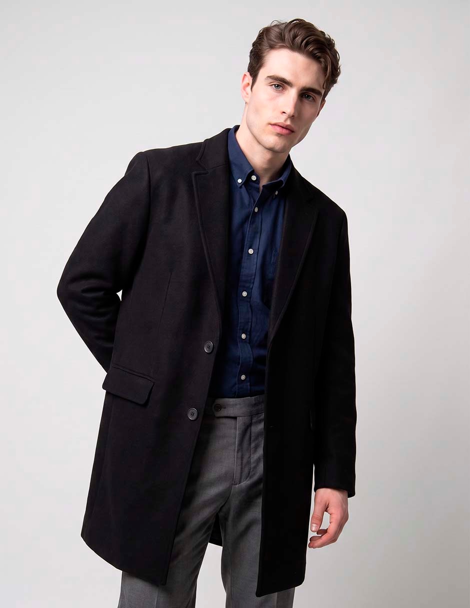 Abrigo con bolsillos para hombre Abrigo con bolsillos para hombre