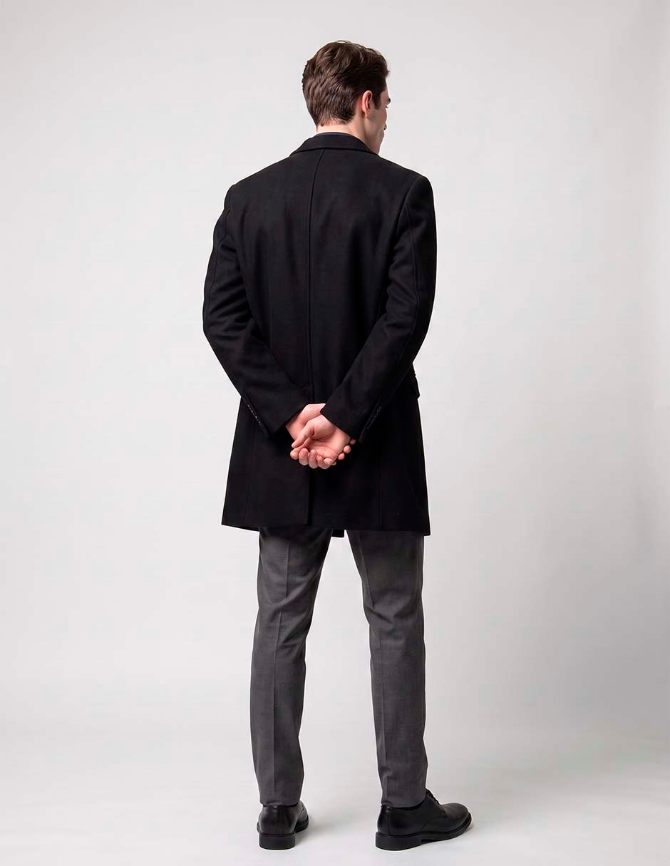 Abrigo con bolsillos para hombre 2