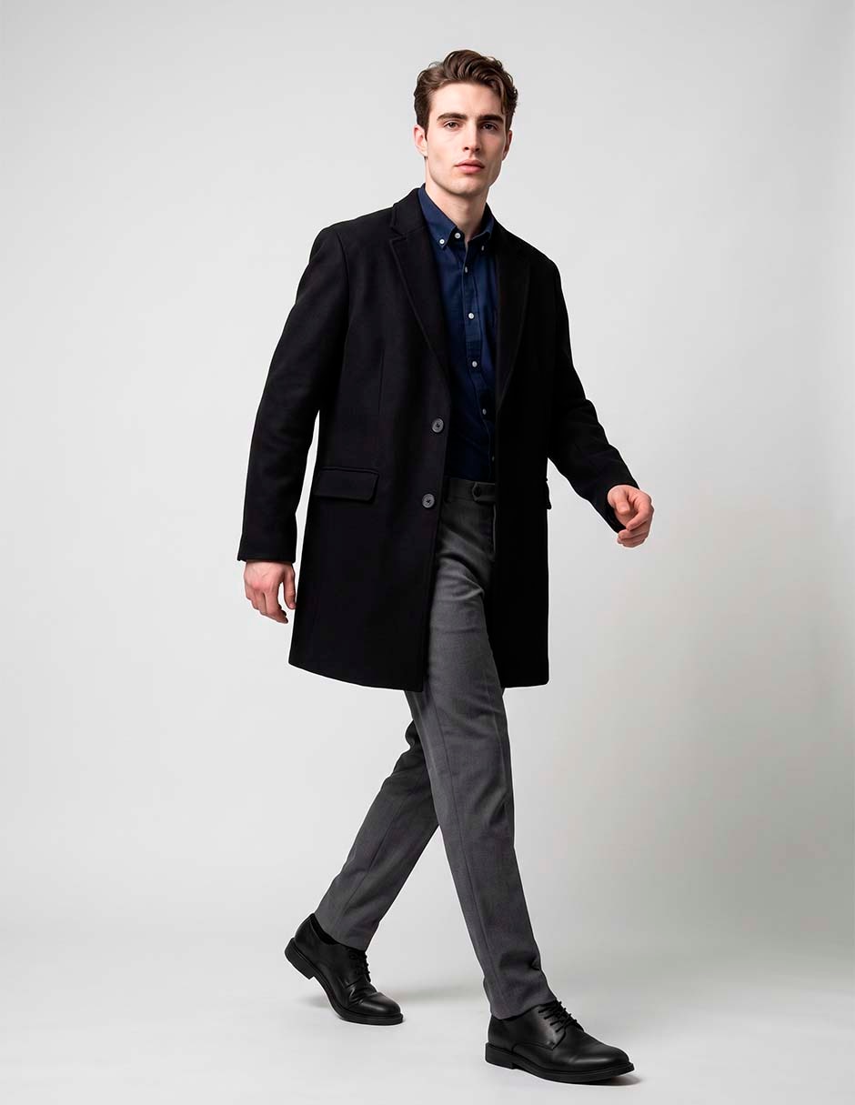 Abrigo con bolsillos para hombre 3