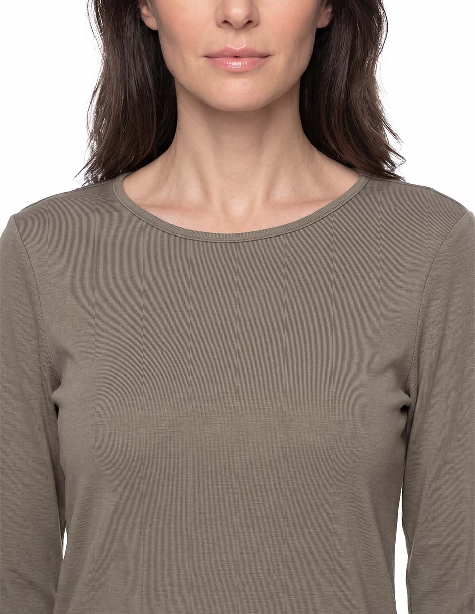 Blusa manga larga para mujer 4