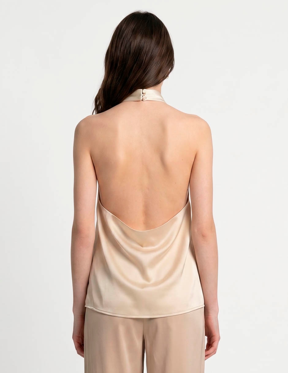 Blusa Metropolis sin manga para mujer 2