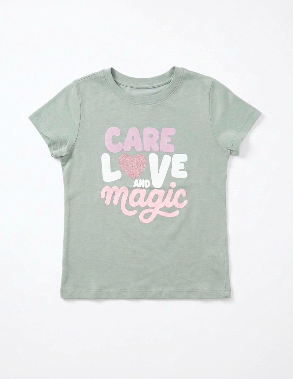 Playera manga corta para niña 3