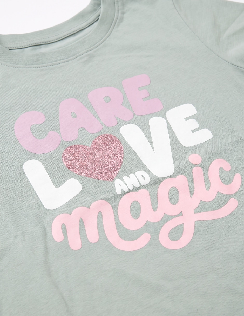 Playera manga corta para niña 5