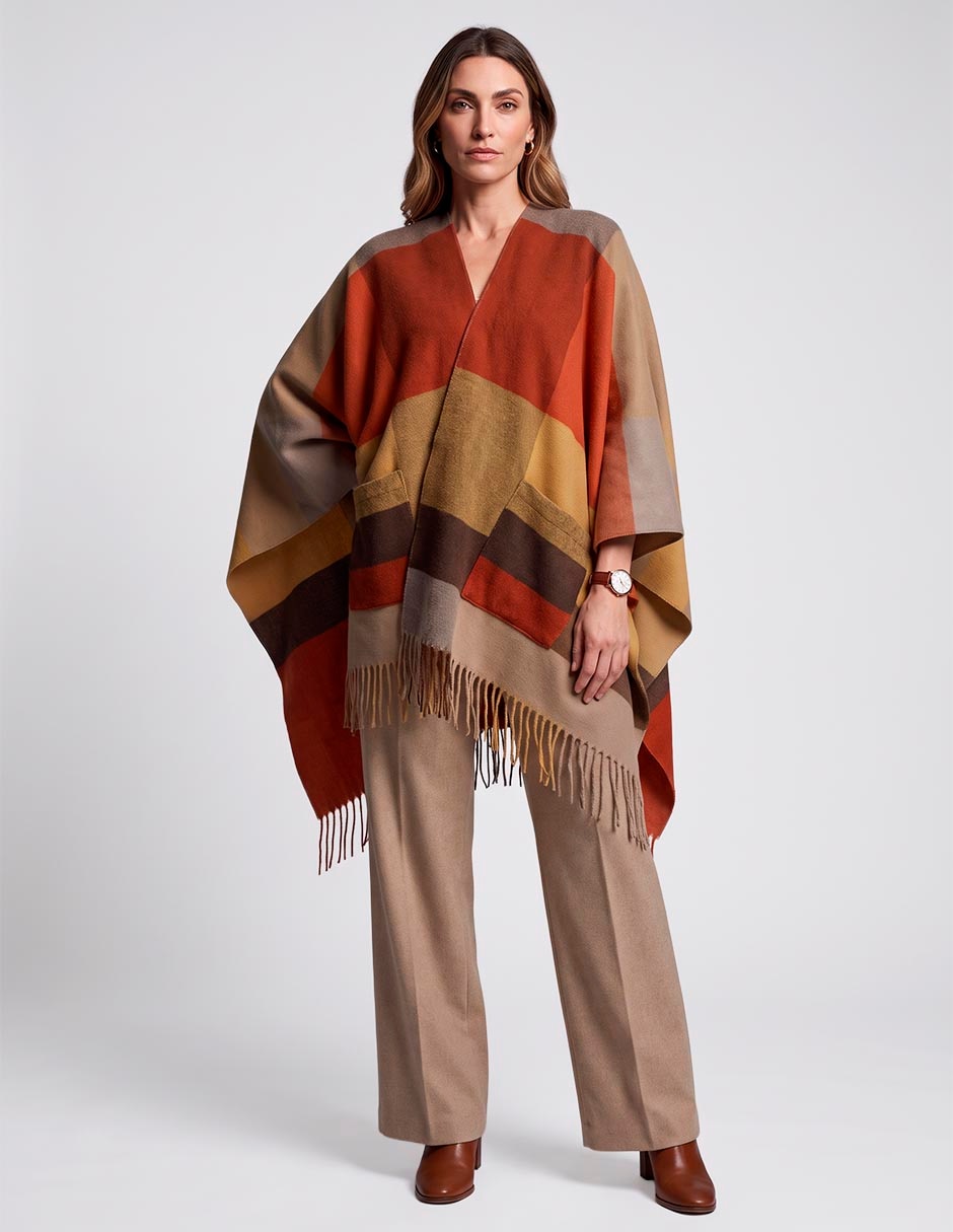 Poncho para mujer
