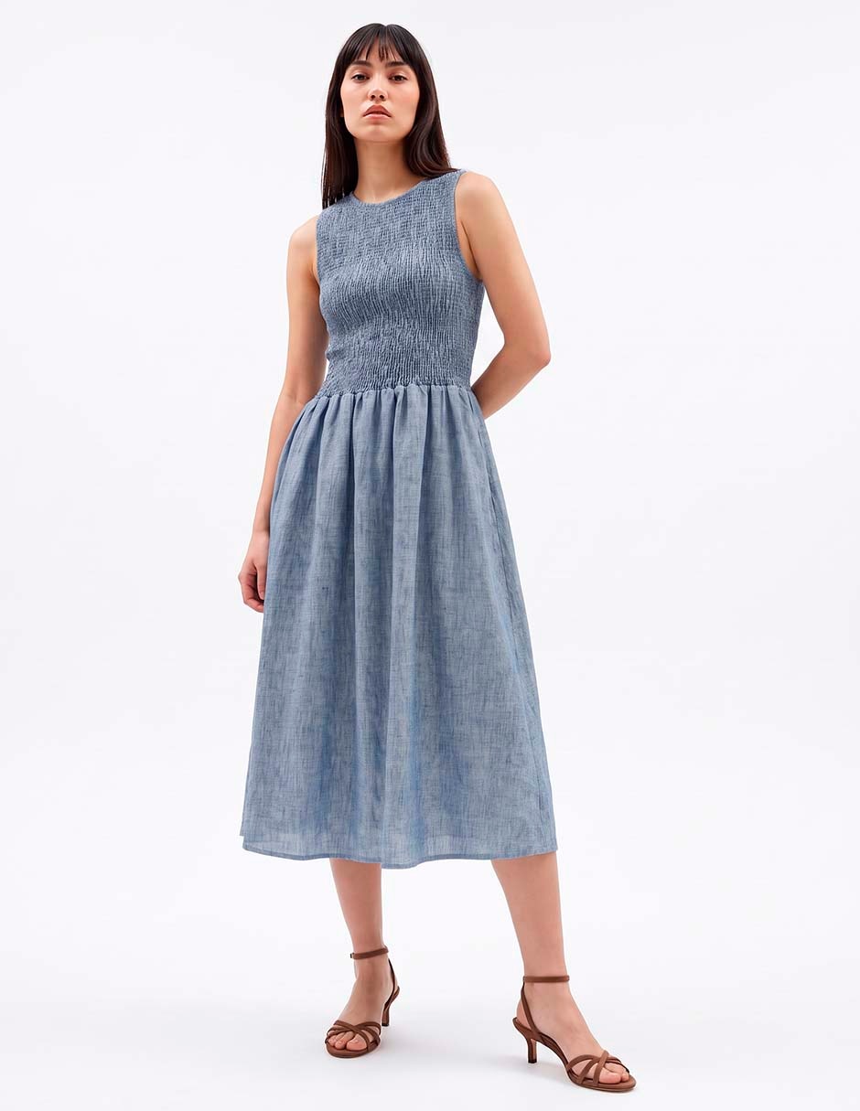 Vestido crop casual para mujer