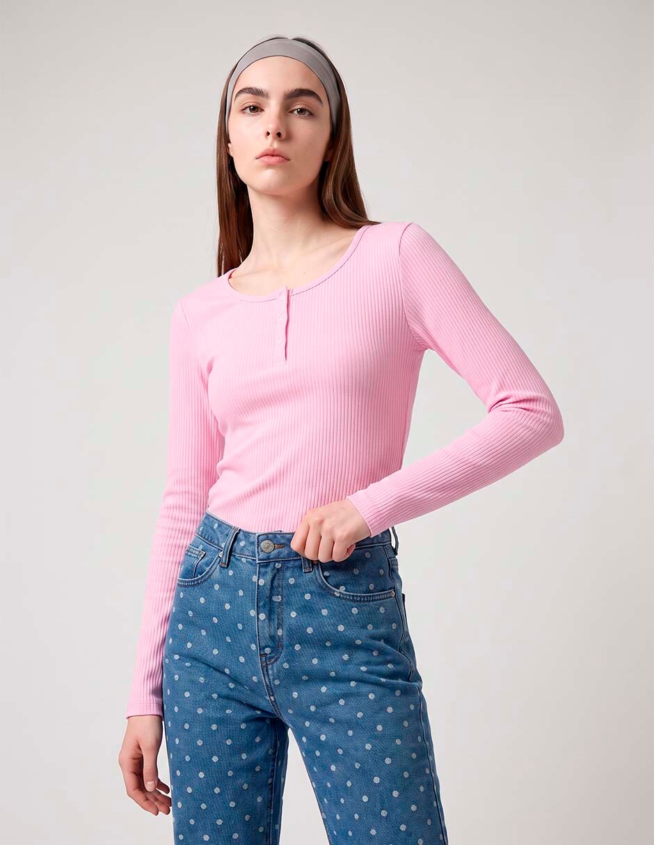 Jeans regular straight para mujer 3