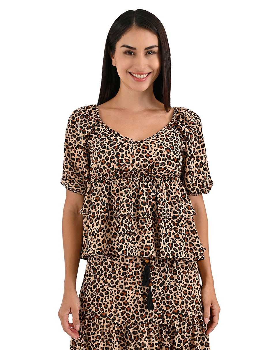 Blusa manga al codo para mujer Blusa manga al codo para mujer