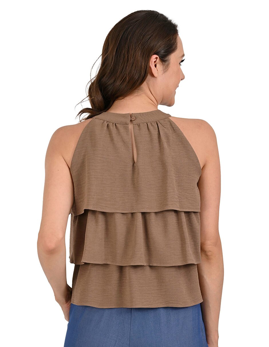 Blusa sin manga para mujer 2