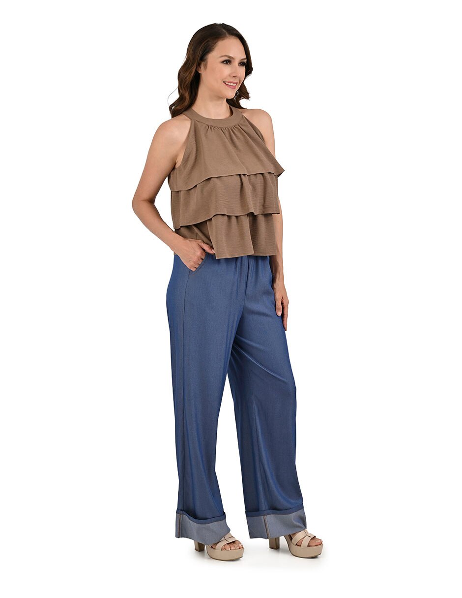 Blusa sin manga para mujer 5