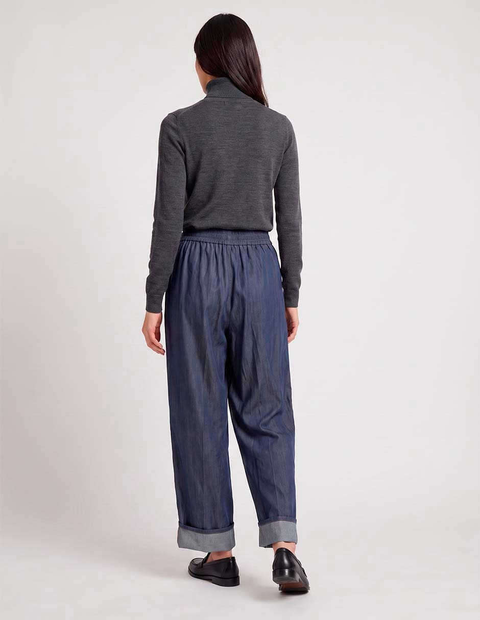 Pantalón amplio para mujer 4