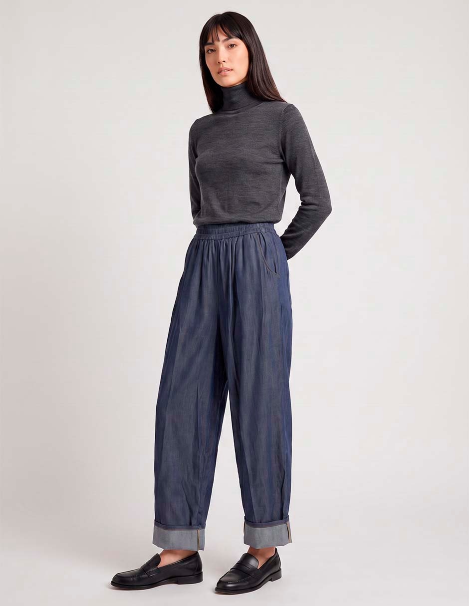 Pantalón amplio para mujer 3