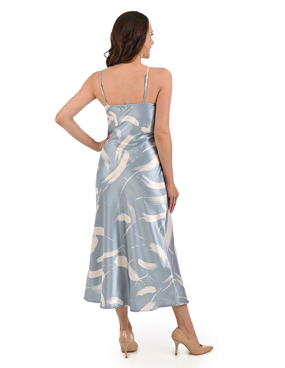 Vestido crop de fiesta escote bajo 4